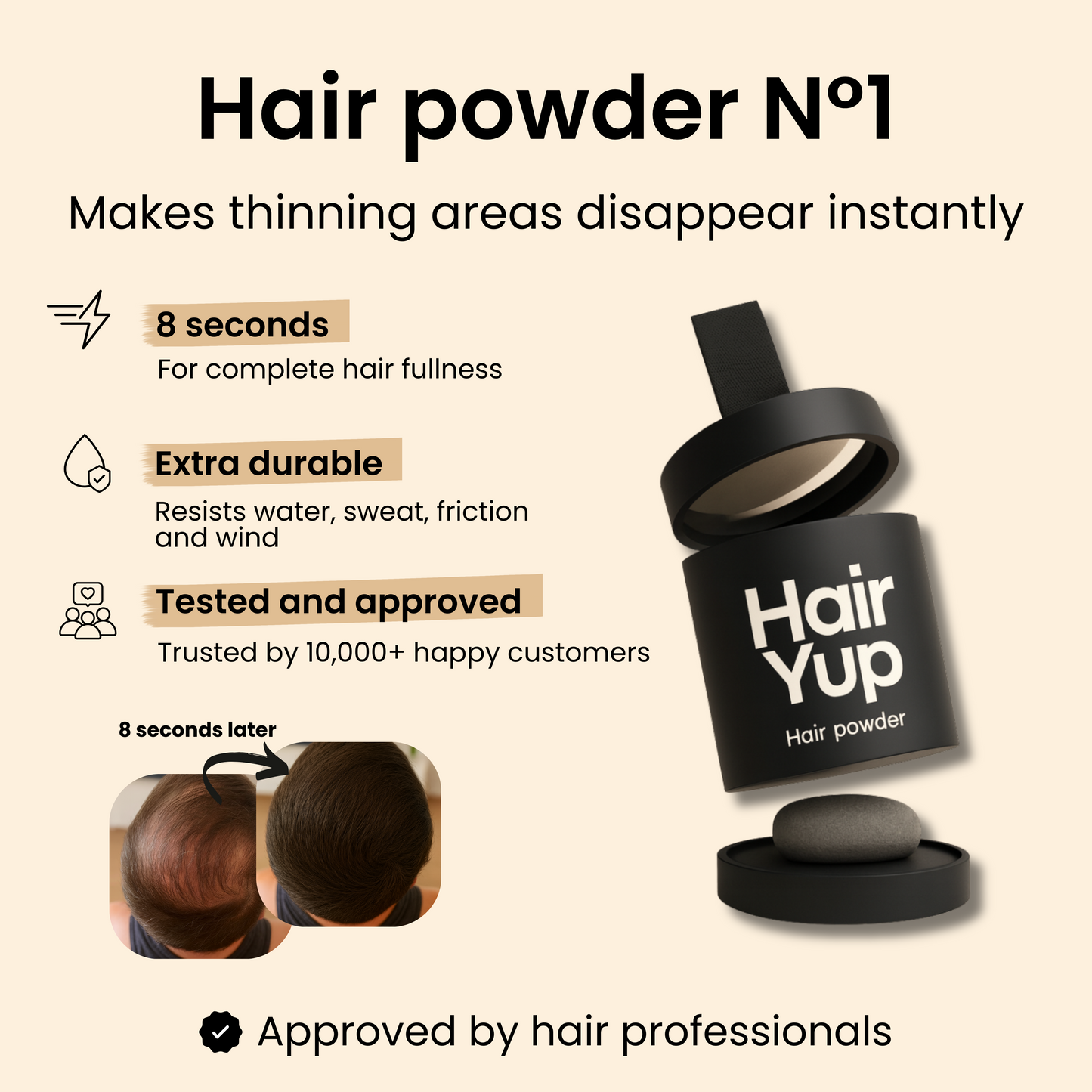 Hair powder - Hairyup