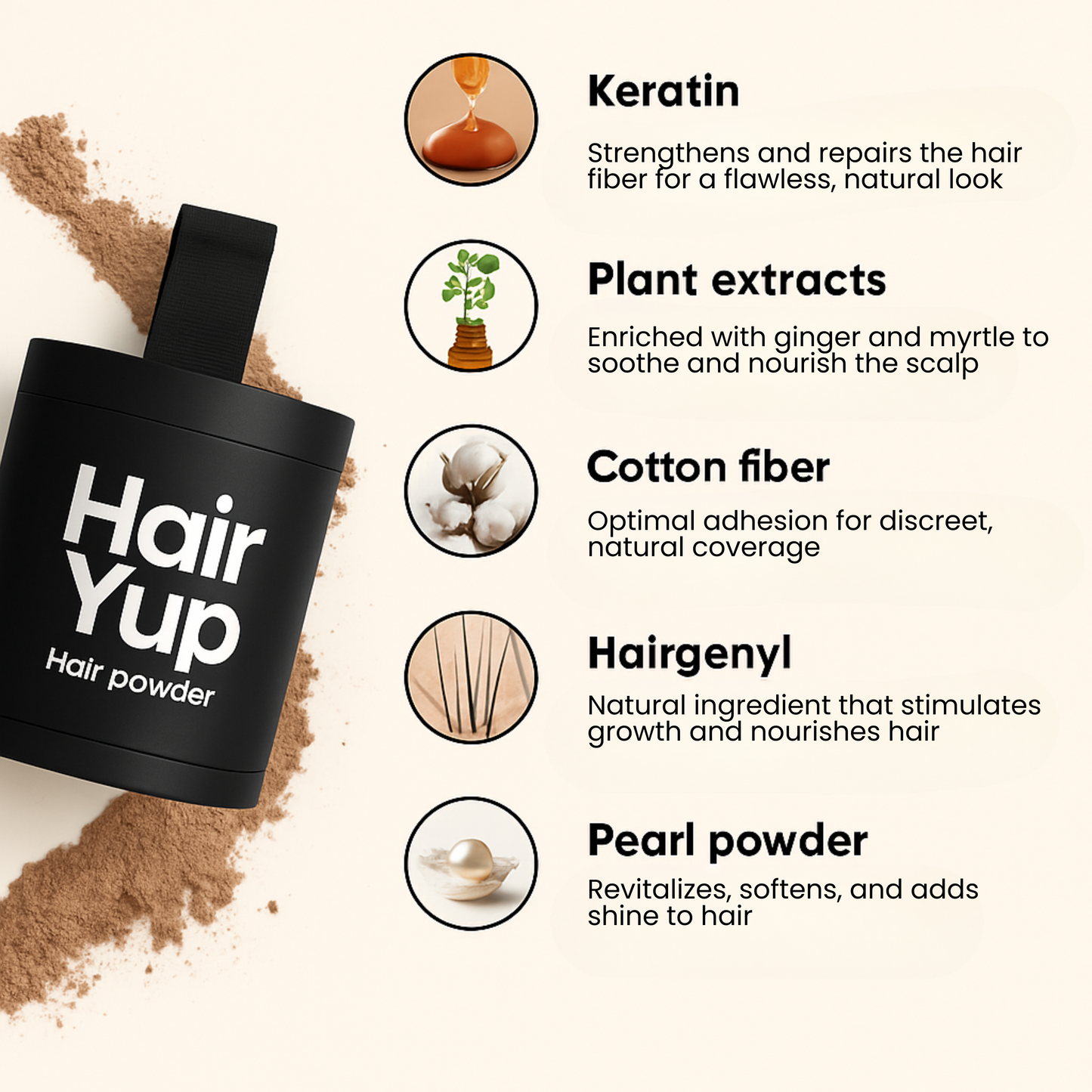 Hair powder - Hairyup