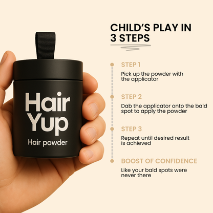 Rejuvenating hair powder - Hairyup