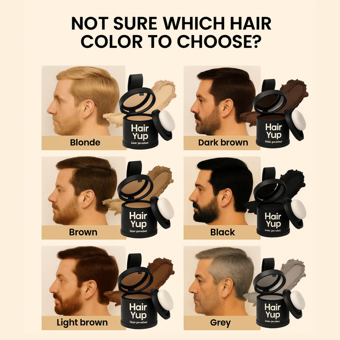 Rejuvenating hair powder - Hairyup